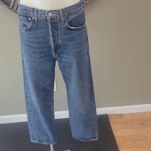 AGOLDE 90's Crop Button Fly Jean - Picture 2 of 11